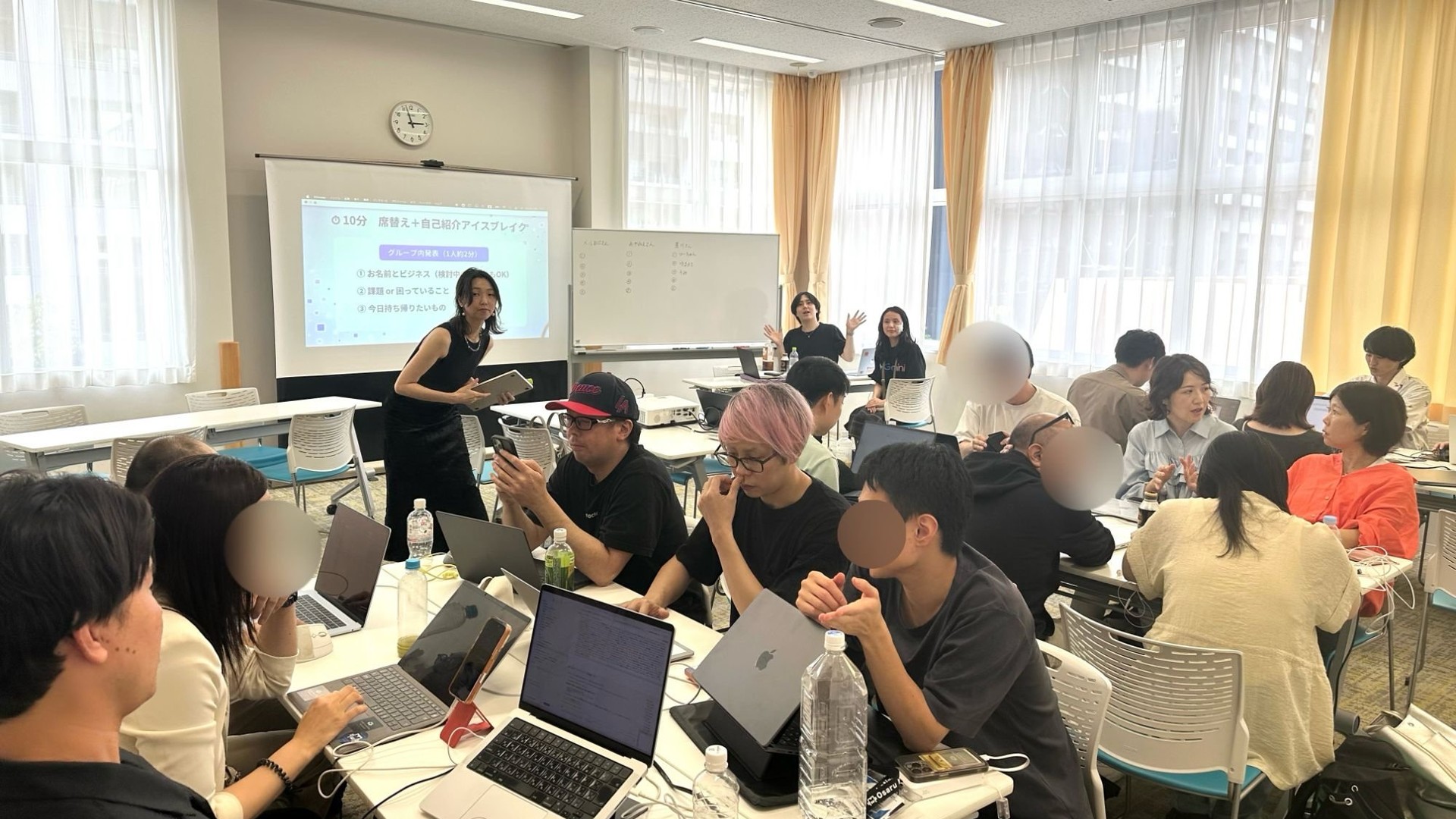 作業会・交流の様子